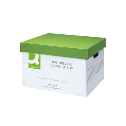 Q-Connect Business Easy Set Up Storage Box (10 Pack)
