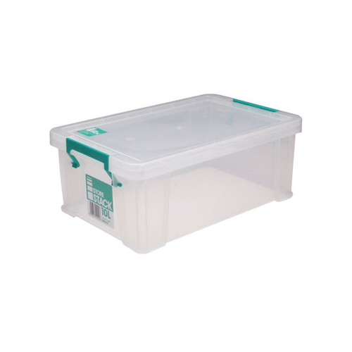 StoreStack 10 Litre Storage Box W400xD255xH150mm Clear StoreStack 10 Litre Storage Box W400xD255xH150mm Clear