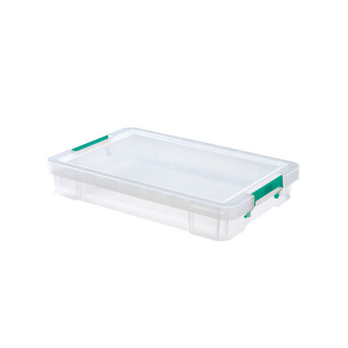 StoreStack 12 Litre Storage Box W550xD360xH90mm Clear StoreStack 12 Litre Storage Box W550xD360xH90mm Clear