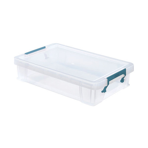 StoreStack 5.5 Litre Storage Box W400xD255xH80mm Clear StoreStack 5.5 Litre Storage Box W400xD255xH80mm Clear