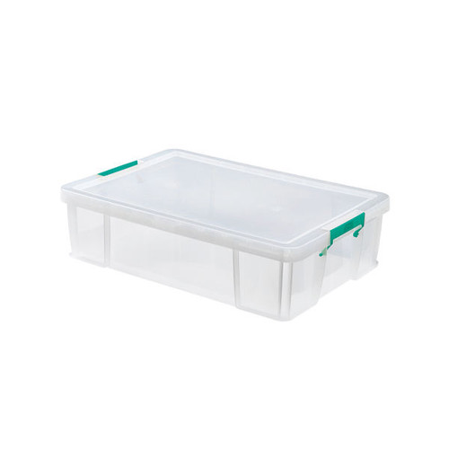 StoreStack 37 Litre Storage Box W680xD440xH170mm Clear StoreStack 37 Litre Storage Box W680xD440xH170mm Clear