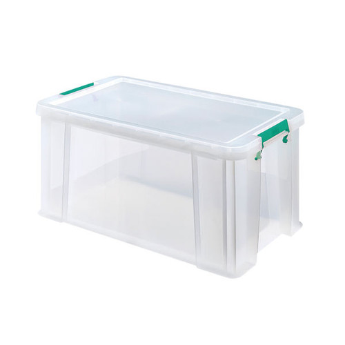 StoreStack 54 Litre Storage Box W640xD380xH310mm Clear StoreStack 54 Litre Storage Box W640xD380xH310mm Clear