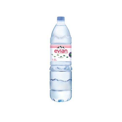 Evian Natural Spring Water 1.5 Litre (Pack of 8) 143136 Evian Natural Spring Water 1.5 Litre (Pack of 8) 143136