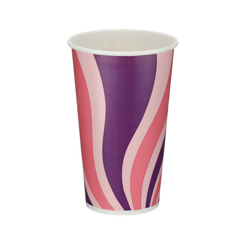 Go-Pak Single Wall Cold Paper Cup PE Lined 16oz Assorted (Pack of 1000) D01104