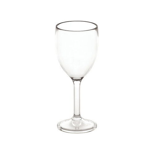 Wine Glass 265ml Polycarbonate Clear (Pack of 6) WG8584 Wine Glass 265ml Polycarbonate Clear (Pack of 6) WG8584