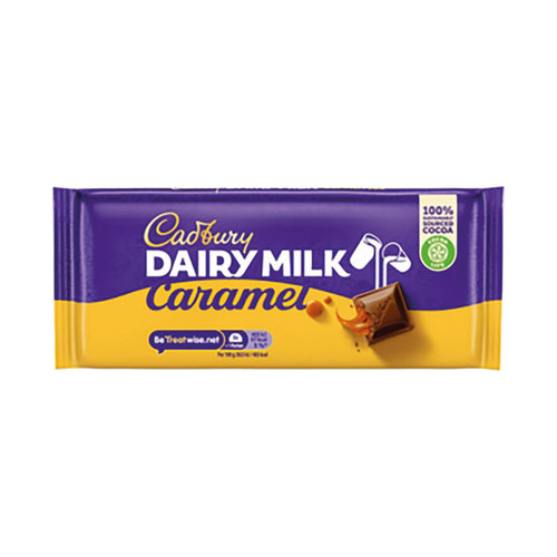 Cadbury Dairy Milk Chocolate Caramel Bar 120g 4057363 Cadbury Dairy Milk Chocolate Caramel Bar 120g 4057363