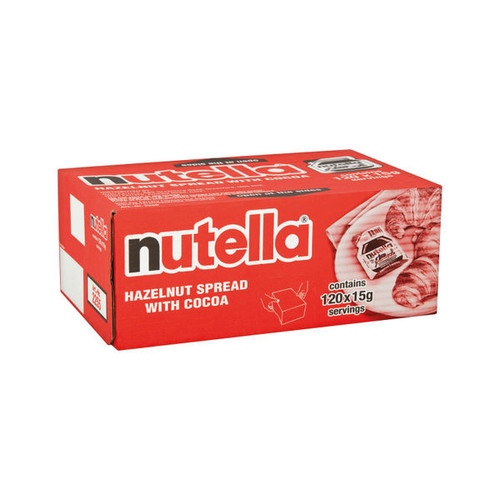 Nutella Hazelnut with Cocoa Spread Portion Packs 15g (Pack of 120) 44715