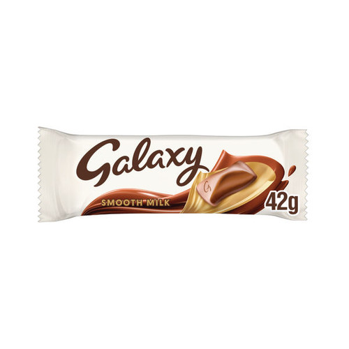 Mars Galaxy Smooth Milk Chocolate Snack Bar 42g (Pack of 24) 100526 Mars Galaxy Smooth Milk Chocolate Snack Bar 42g (Pack of 24) 100526