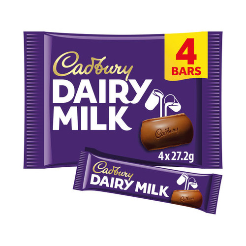 Cadbury Dairy Milk 108.8g/4x27.2g (Pack of 14) 4264471
