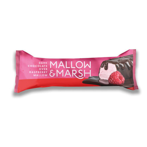 Mallow Marsh Raspberry Marshmallow In Dark Chocolate Bar (Pack of 12) 0401308 Mallow Marsh Raspberry Marshmallow In Dark Chocolate Bar (Pack of 12) 0401308