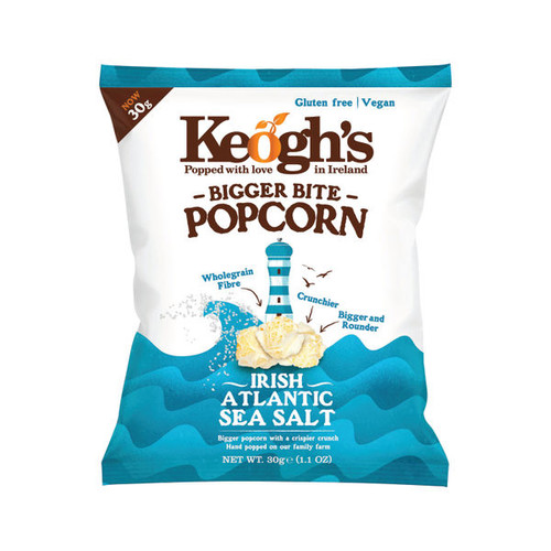 Keogh's Bigger Bite Irish Atlantic Sea Salt Popcorn (Pack of 20) 938662
