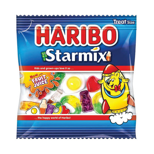 Haribo Starmix Minis 16g Bags (Pack of 100) 72443 Haribo Starmix Minis 16g Bags (Pack of 100) 72443