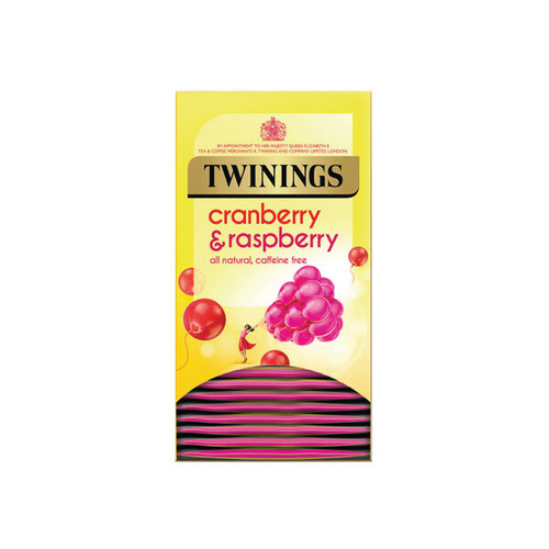 Twinings Cranberry and Raspberry Tea Bags (Pack of 20) F14381 Twinings Cranberry and Raspberry Tea Bags (Pack of 20) F14381