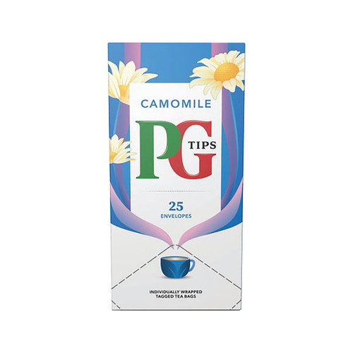 PG Tips Camomile Envelope Tea Bags (Pack of 25) 800401 PG Tips Camomile Envelope Tea Bags (Pack of 25) 800401