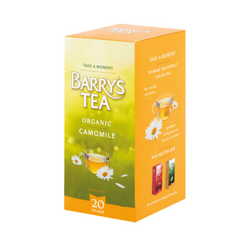 Barrys Organic Camomile Tea String/Tag/Envelope (Pack of 20) 2806 Barrys Organic Camomile Tea String/Tag/Envelope (Pack of 20) 2806