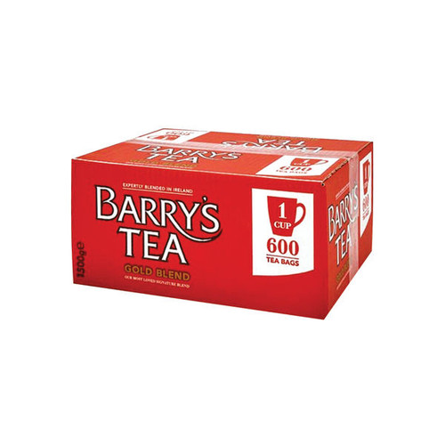 Barrys Catering 1 Cup Gold Blend Tea Bags (Pack of 600) LB0009 Barrys Catering 1 Cup Gold Blend Tea Bags (Pack of 600) LB0009
