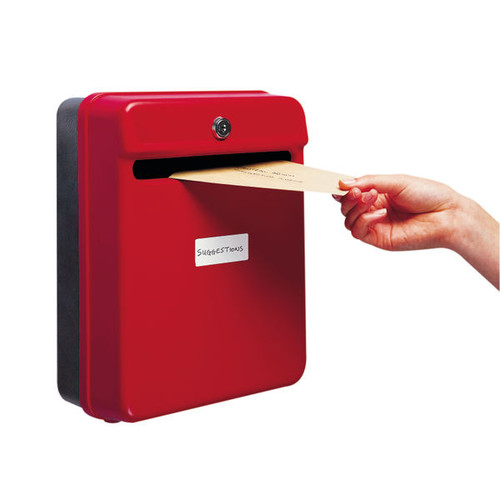 Helix Post/Suggestion Box Red W81060 Helix Post/Suggestion Box Red W81060