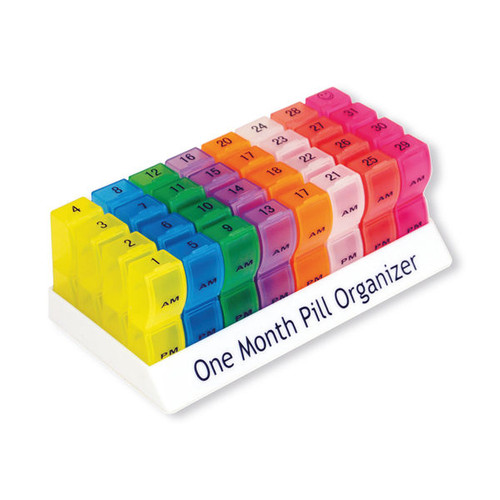 Aidapt Colourful One Month Pill Organiser VM931AC Aidapt Colourful One Month Pill Organiser VM931AC