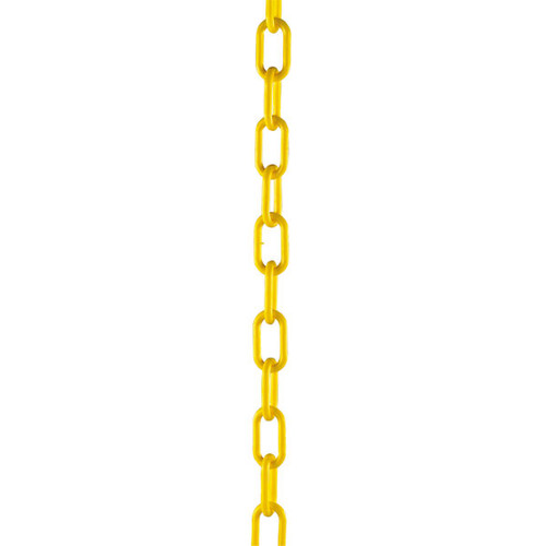 Plastic Chain 10mm Short Link 25 Metre Yellow 328275