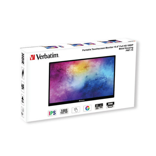 Verbatim PMT-17 Portable Touchscreen Monitor 17.3 Inch FHD 1080P 49593