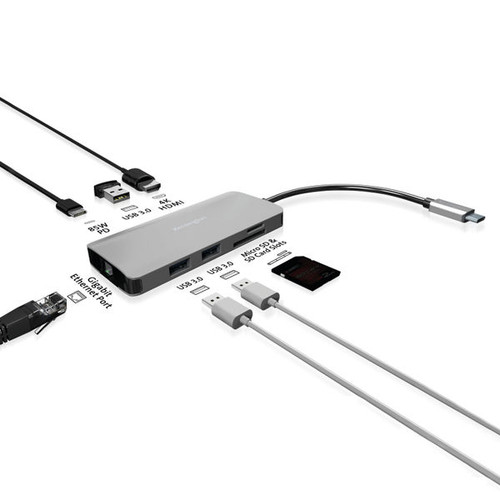 Kensington UH1400P 8-in-1 Driverless Mobile Docking Station K33820WW