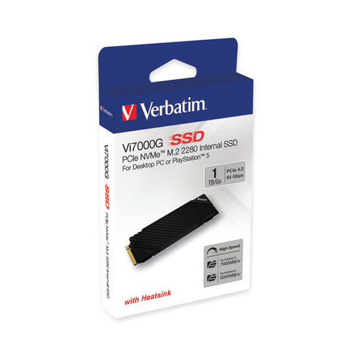 Verbatim Vi7000G M.2 PCIe NVMe Solid State Drive 1TB 49367