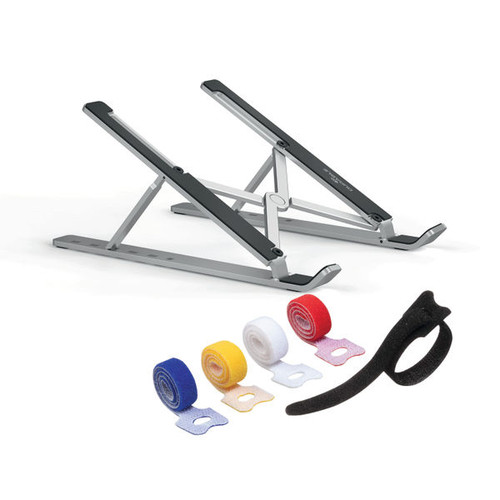 Durable Premium Foldable Laptop Stand Rise + FOC Cable Ties Durable Premium Foldable Laptop Stand Rise + FOC Cable Ties