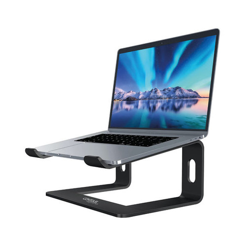 Contour Ergonomics Riser Style Laptop Stand For Laptops Up To 17 Inches Black CE10138