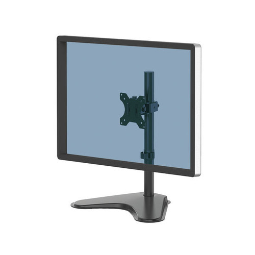 Fellowes Professional Free Standing Single Monitor Arm Black 8049601