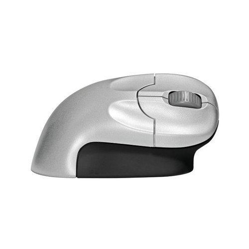 BakkerElkhuizen Vertical Grip Mouse Wireless Right Handed Silver/Black BNEGMW