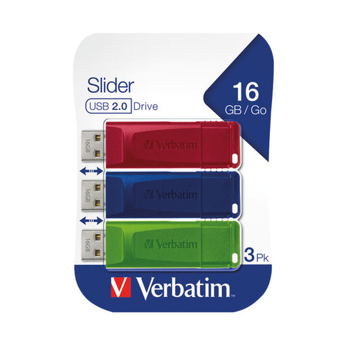 Verbatim Store n Go USB 2.0 16GB (3 Pack) 49326