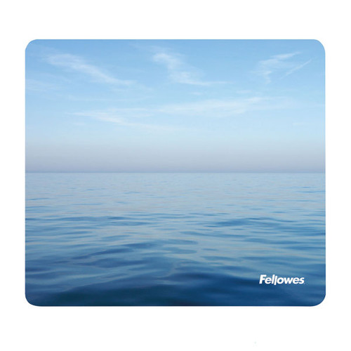 Fellowes Earth Series Mouse Mat Recycled Blue Ocean Print 5903901 Fellowes Earth Series Mouse Mat Recycled Blue Ocean Print 5903901