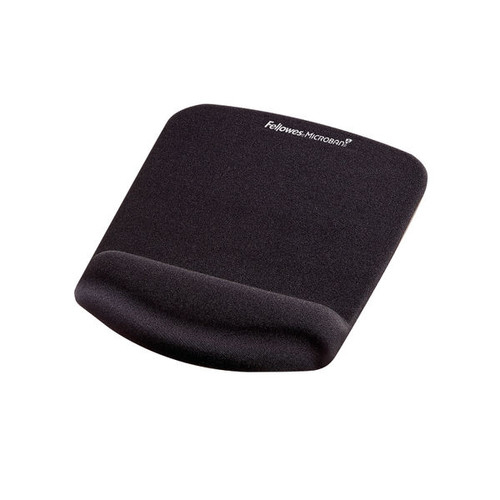 Fellowes Plush Touch Mousepad Wrist Support Black 9252003 Fellowes Plush Touch Mousepad Wrist Support Black 9252003