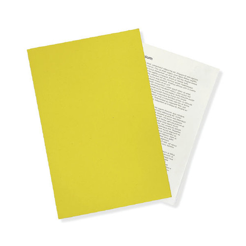 Exacompta Guildhall Square Cut Folder 315gsm Foolscap Yellow (Pack of 100) FS315-YLWZ