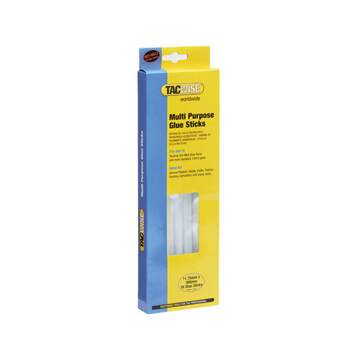 Tacwise Multipurpose Glue Sticks 11.75x300mm Clear (Pack 16) 0470