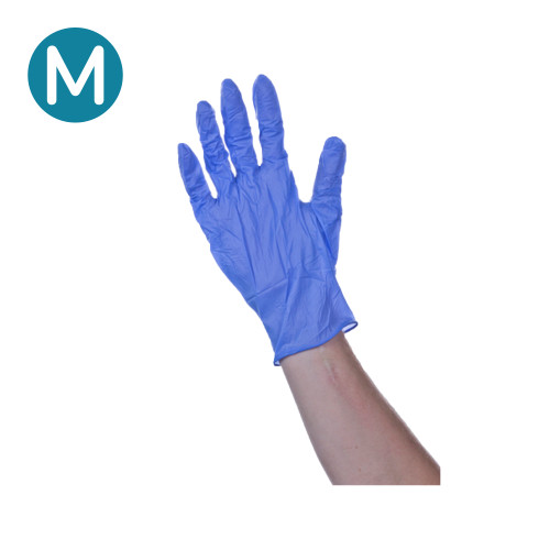 Bodyguards Sterile Nitrile Examination Gloves Blue (Medium) (Pack of 50) Bodyguards Sterile Nitrile Examination Gloves Blue (Medium) (Pack of 50)