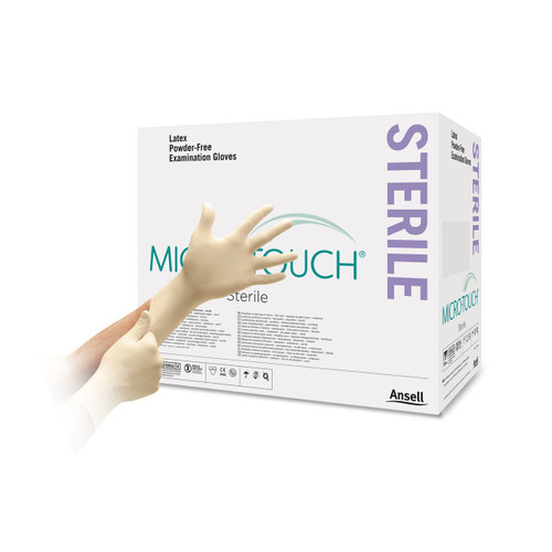 Micro–Touch® Sterile Latex Examination Gloves White (Large) (Pack of 50) Micro–Touch® Sterile Latex Examination Gloves White (Large) (Pack of 50)