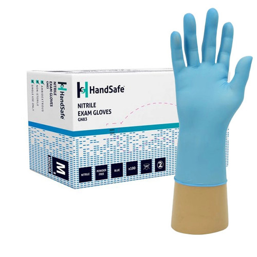 HandSafe Nitrile Examination Gloves Blue (Small) (Pack of 200)