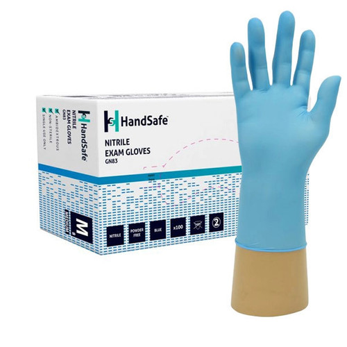 HandSafe Nitrile Examination Gloves Blue (X–Large) (Pack of 200)