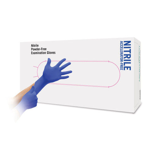 Micro–Touch® Nitrile Accelerator–Free Examination Gloves Blue (Small) (Pack of 100) Micro–Touch® Nitrile Accelerator–Free Examination Gloves Blue (Small) (Pack of 100)