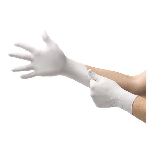 Micro–Touch® Nitrile Non–Sterile Examination Gloves White (Small) (Pack of 150)