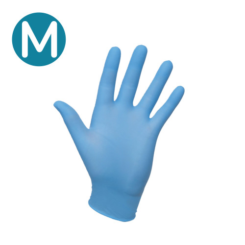 Non–Sterile Nitrile Examination Gloves Blue (Medium) (Pack of 200) Non–Sterile Nitrile Examination Gloves Blue (Medium) (Pack of 200)