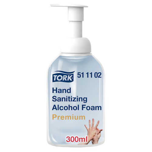 Tork® Hand Sanitising Alcohol Foams (300 ml) (Pack of 6)