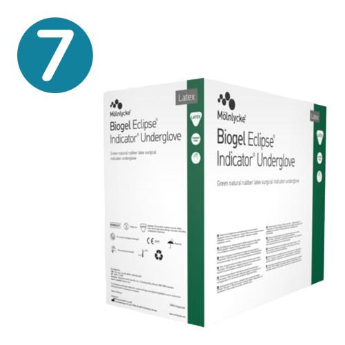 BiogelĀ® Eclipse Indicator Latex Undergloves (7.0) (Pack of 50) BiogelĀ® Eclipse Indicator Latex Undergloves (7.0) (Pack of 50)