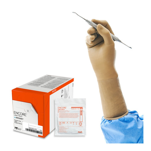 EncoreĀ® Microptic Sterile Natural Latex Surgical Gloves (8.5) (Pack of 50) EncoreĀ® Microptic Sterile Natural Latex Surgical Gloves (8.5) (Pack of 50)