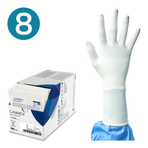 Gammex® Non–Latex PI Surgical Undergloves Green (8.0) (Pack of 50)