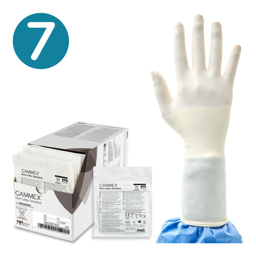 Gammex® Non–Latex Sensitive Neoprene Surgical Gloves Natural (7.0) (Pack of 50) Gammex® Non–Latex Sensitive Neoprene Surgical Gloves Natural (7.0) (Pack of 50)