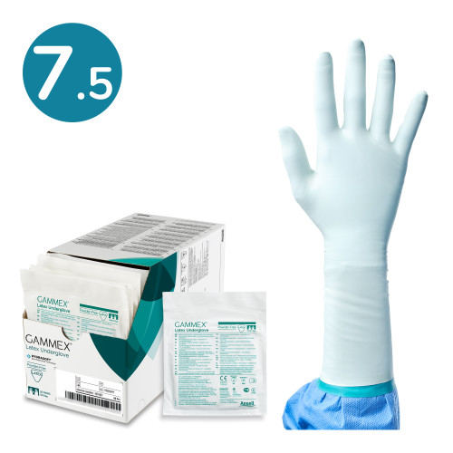 Gammex® Powder–Free Latex Surgical Undergloves Green (7.5) (Pack of 50) Gammex® Powder–Free Latex Surgical Undergloves Green (7.5) (Pack of 50)