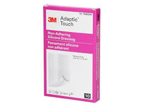 3M™ Adaptic™ Touch Non–Adhering Silicone Dressings (7.6 x 11 cm) (Pack of 10)