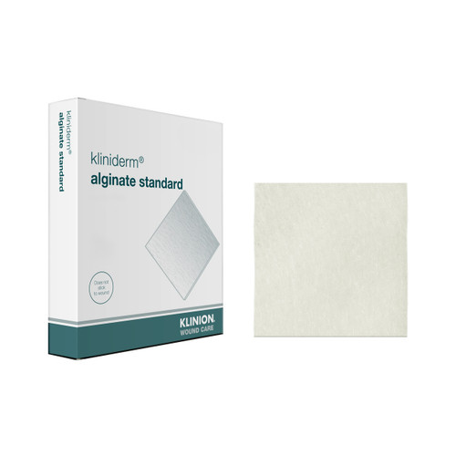 Klinion® Kliniderm® Alginate Standard Dressings (10 x 10 cm)  (Pack of 10) Klinion® Kliniderm® Alginate Standard Dressings (10 x 10 cm)  (Pack of 10)